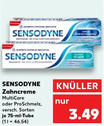 Kaufland DE Sensodyne Zahncreme aanbieding