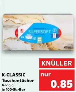 Kaufland DE K-CLASSIC Taschentücher aanbieding