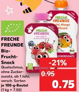 Kaufland DE Freche freunde Bio Frucht Snack aanbieding