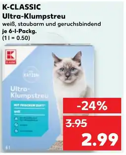 Kaufland DE K-CLASSIC Ultra Klumpstreu aanbieding