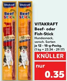 Kaufland DE Vitakraft Vitakraft Beef Beef Stick Stick aanbieding