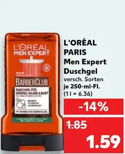 Kaufland DE L'ORÉAL PARIS Men Expert Duschgel aanbieding