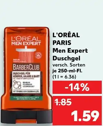 Kaufland DE L'ORÉAL PARIS Men Expert Duschgel aanbieding