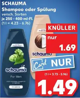 Kaufland DE SCHAUMA Shampoo oder Spülung aanbieding