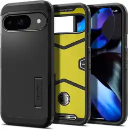 Amazon Spigen Tough Armor Case voor Google Pixel 9 en Pixel 9 Pro [Made for Google] hoesje -Zwart aanbieding