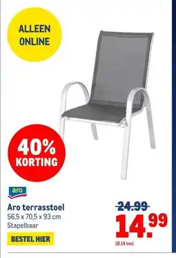 Makro Aro terrasstoel aanbieding