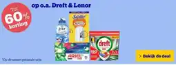 Bol.com Tot 60% korting op o.a. Dreft & Lenor aanbieding