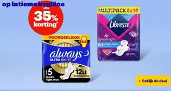 Bol.com op intieme hygiëne aanbieding