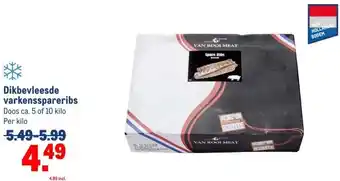 Makro Dikbevleesde varkensspareribs aanbieding