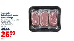 Makro Horecalijn Zuid-Amerikaanse runderribeye aanbieding