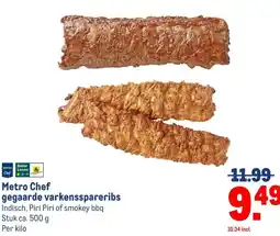 Makro Metro Chef gegaarde varkensspareribs aanbieding