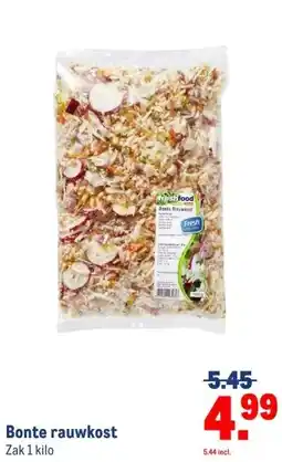 Makro Bonte rauwkost aanbieding