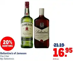 Makro Ballantine's of Jameson aanbieding