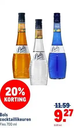 Makro Bols cocktaillikeuren aanbieding