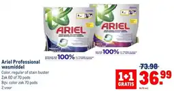 Makro Ariel Professional wasmiddel aanbieding