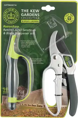 Amazon Spear & Jackson CUTTINGSET1K Kew Gardens Collection Set met ratelsnoeischaren en slijper aanbieding