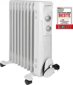 Bol.com Clatronic RA 3736 - oliegevulde radiator - 9 ribben - 2000 Watt aanbieding