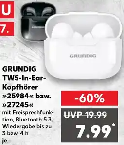Kaufland DE GRUNDIG TWS-In-Ear-Kopfhörer aanbieding