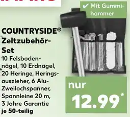 Kaufland DE COUNTRYSIDE Zelt zubehör Set aanbieding