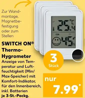 Kaufland DE Switch on Thermo Hygrometer aanbieding