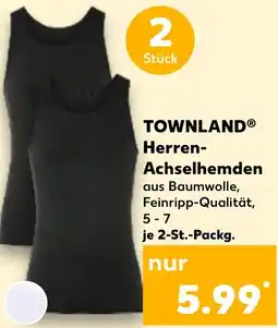 Kaufland DE Townland Herren Achselhemden aanbieding