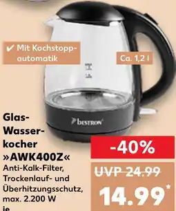 Kaufland DE Glas Wasserkocher aanbieding