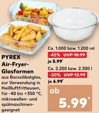 Kaufland DE PYREX Airfryer Glasformen aanbieding