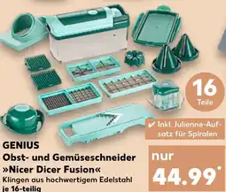 Kaufland DE Genius Obst und Gemüseschneider Nicer Dicer Fusion aanbieding