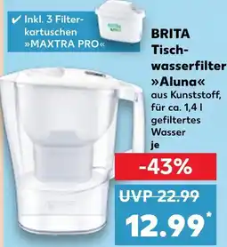 Kaufland DE Brita Tischwasserfilter Aluna aanbieding