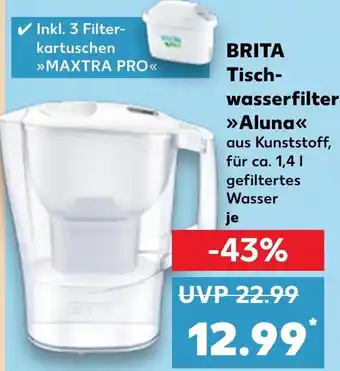 Kaufland DE Brita Tischwasserfilter Aluna aanbieding