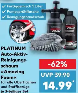 Kaufland DE PLATINUM Auto-Aktiv- Reinigungsschaum Amazing Foam aanbieding