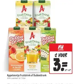Jumbo Appelsientje Fruitdrink of Dubbeldrank aanbieding