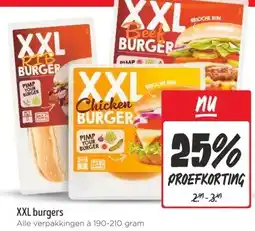 Jumbo XXL burgers aanbieding