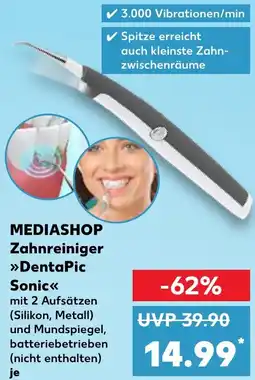Kaufland DE Mediashop Zahnreiniger DentaPic Sonic aanbieding