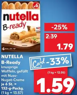 Kaufland DE Nutella B-ready aanbieding