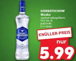 Kaufland DE Gorbatschow Wodka aanbieding