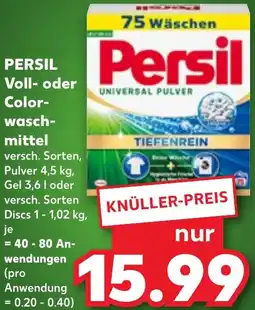 Kaufland DE Persil Voll- oder Colorwaschmittel aanbieding