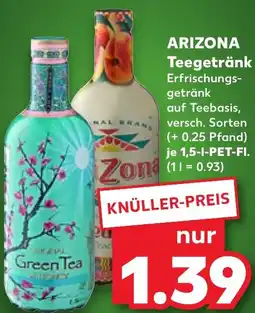 Kaufland DE Arizona Teegetränk aanbieding