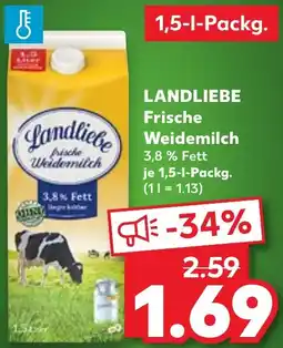 Kaufland DE Landliebe Frische Weldemitch aanbieding
