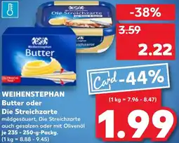 Kaufland DE Weihenstephan Butter oder Die Streichzarte aanbieding