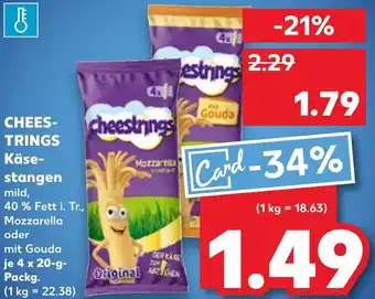 Kaufland DE Cheestrings Käsestangen aanbieding