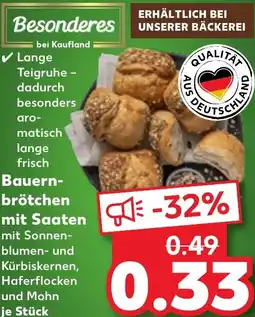 Kaufland DE Bauernbrötchen mit Saaten aanbieding