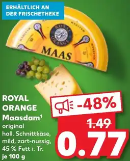 Kaufland DE ROYAL ORANGE Maasdam aanbieding