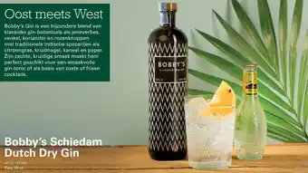 Sligro Bobby's Schiedam Dutch Dry Gin aanbieding