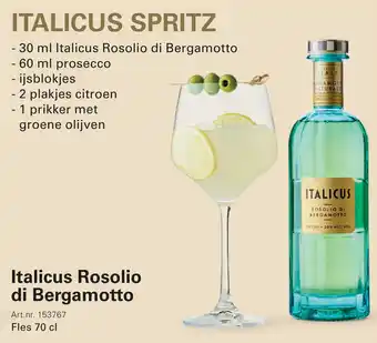 Sligro Italicus Rosolio di Bergamotto aanbieding