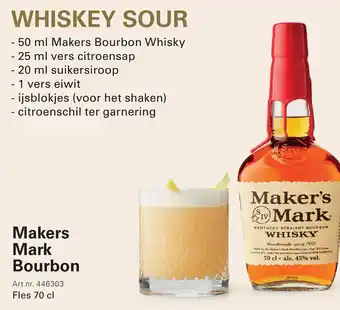 Sligro Makers Mark Bourbon aanbieding