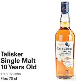 Sligro Talisker Single Malt 10 Years Old aanbieding