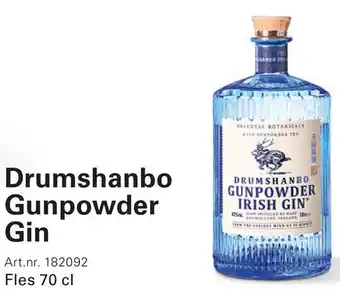Sligro Drumshanbo Gunpowder Gin aanbieding
