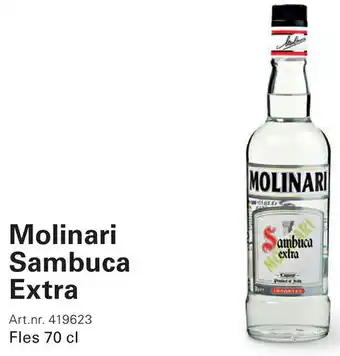 Sligro Molinari Sambuca Extra aanbieding