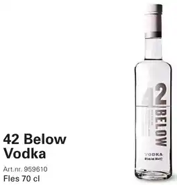 Sligro 42 Below Vodka aanbieding